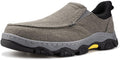 Mens Hands Free Slip in  Walking Slip on Canvas Casual able Breathable Shoes