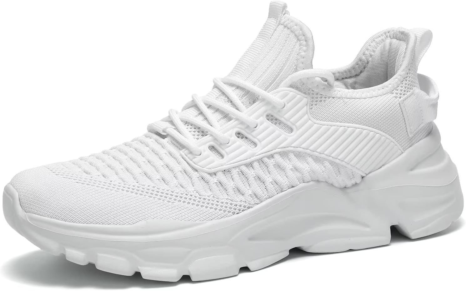 Men's Running Shoes, Non Slip, Breathable, Lightweight Fashion Sneakers, Slip Resistant Athletic Sports Walking Gym Work Shoes