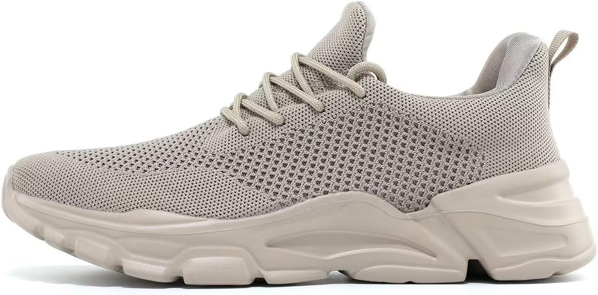 Men's Slip on Walking Shoes Ultra Light Breathable Non Slip Running Shoes Casual Fashion Sneakers Mesh Workout Sports
