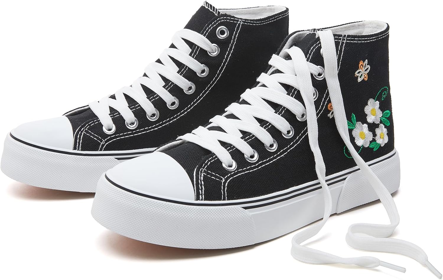 Unisex Fashion High top Sneakers Women Classic High Tops Canvas Shoes Casual Tennis Shoes for Men