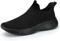 Mens Slip On Walking Shoes Lightweight Non Slip Gym Workout Running Shoes Mesh Breathable Cushion Fashion Tennis Athletic Casual Sneakers
