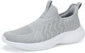 Mens Slip On Walking Shoes Lightweight Non Slip Gym Workout Running Shoes Mesh Breathable Cushion Fashion Tennis Athletic Casual Sneakers