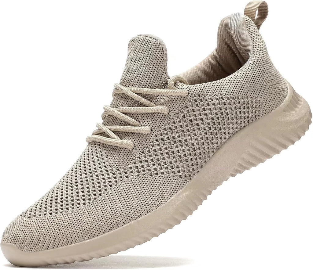 Men's Slip on Walking Shoes Ultra Light Breathable Non Slip Running Shoes Casual Fashion Sneakers Mesh Workout Sports