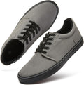 Mens Canvas Shoes Classic Men's Canvas Sneakers Low Top Tennis Shoes Lace up able Skate Casual Shoes