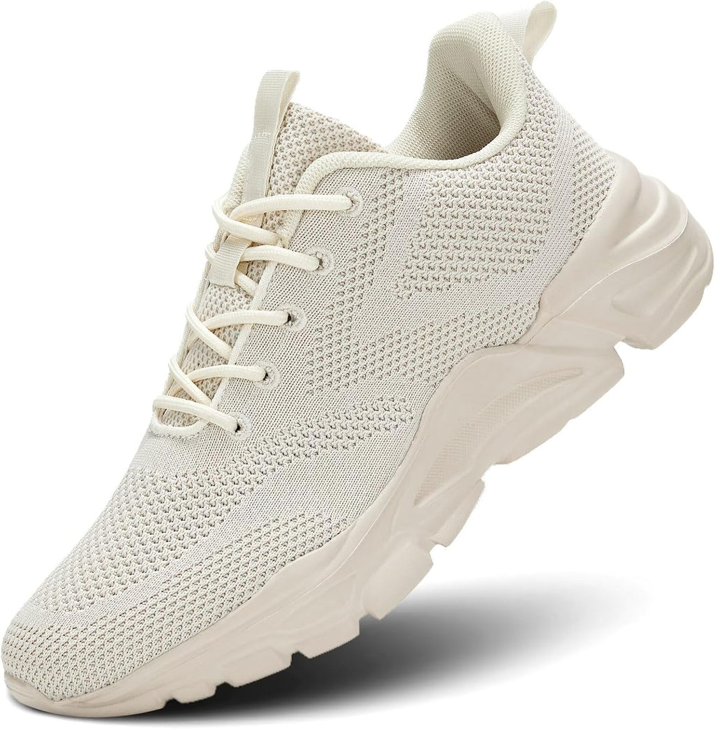 Mens Road-Running Shoes Walking Shoes Fashion Athletic Sneakers Working Gym Comfort Lightweight Mesh Shoes